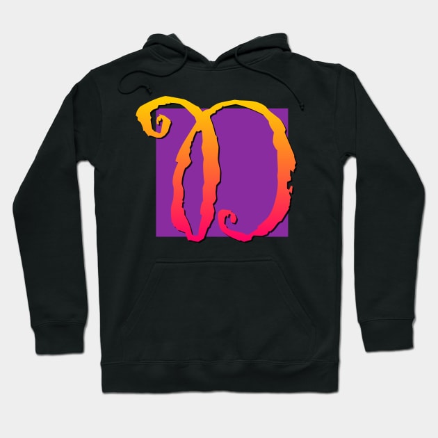 Letter D Hoodie by AlondraHanley